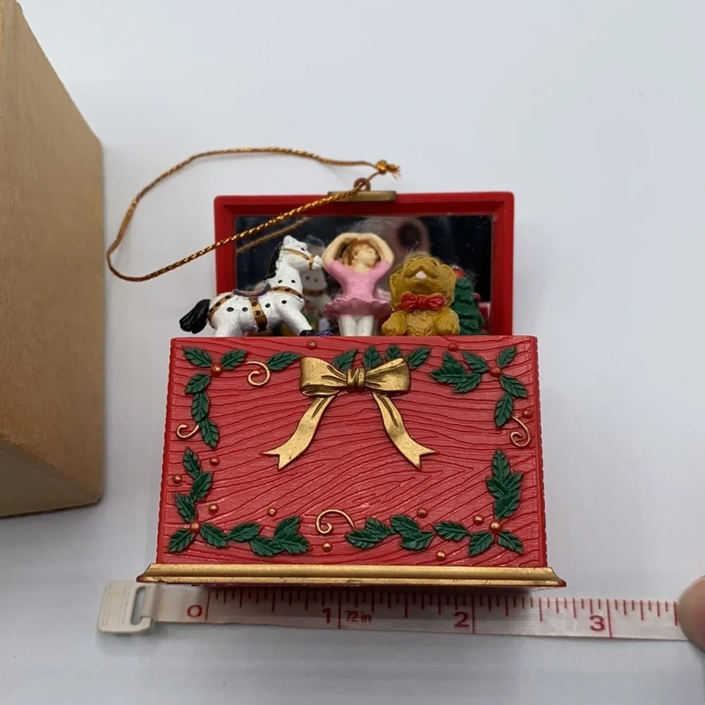 Avon Gift Collection Musical Toy Box Ornament